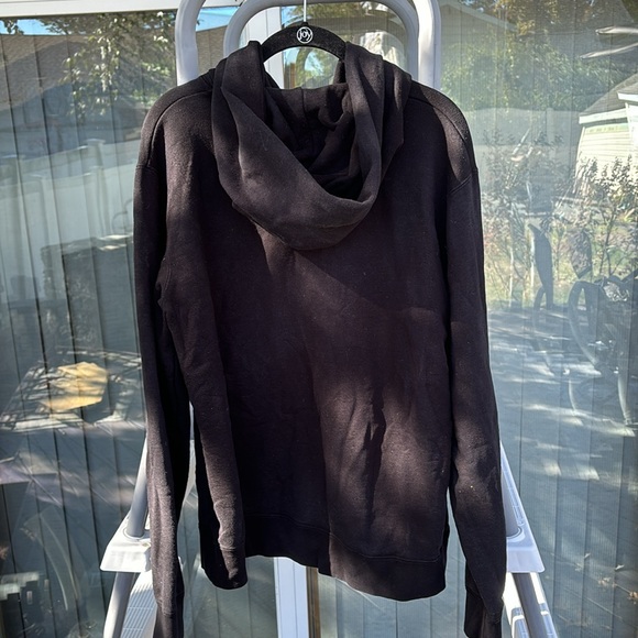 SANDRO PARIS LADIES BLACK HOODIE PINK LOVE!💗 - Picture 7 of 7